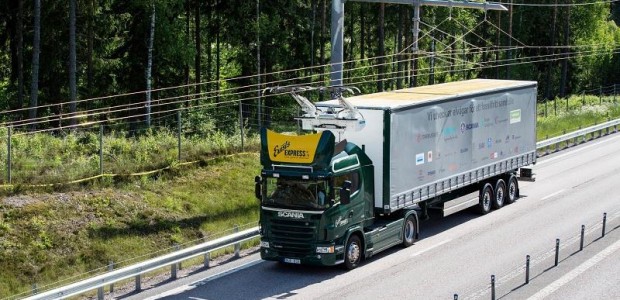 Experimental hybrid trucks hit the road in Sweden